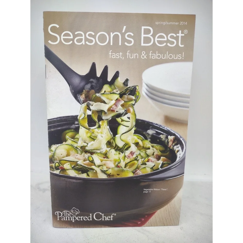 Pampered Chef Seasons Best Recipe Collections Cookbooks Lot of 22+ 1994 to 2019 - Picture 4 of 14